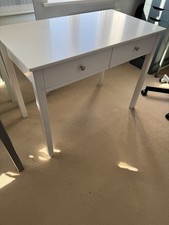 White Table with draws from Argos Furniture