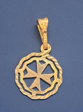 Maltese Cross pendant, 925 sterling silver, without packaging