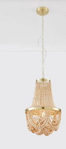 Miller wooden bead chandelier - miller,