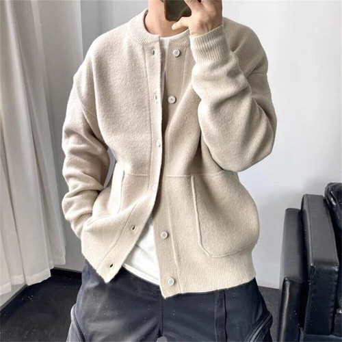 Men slim fit cardigan - men's,