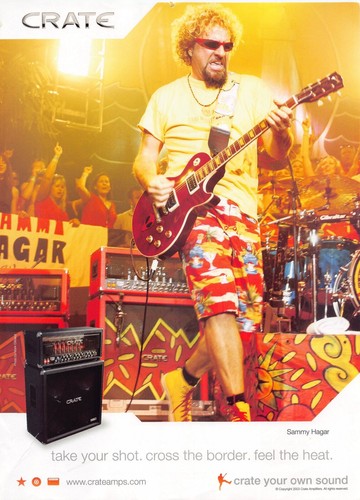 Crate amps print sammy - print, ad