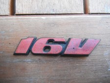 VW CORRADO RED 16V REAR BADGE 1.8 2.0 GENUINE 535853675a GOLF? MK2? JETTA?