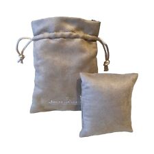 Jaeger LeCoultre Suede Watch Jewellery Travel Pouch With Cushion