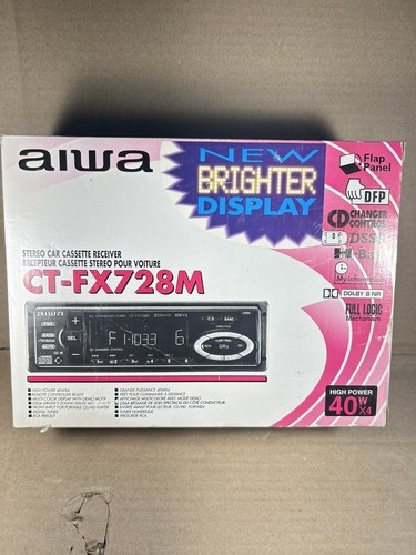 Aiwa stereo system fx728m - stereo, ct-fx728m