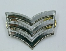 Police Sergeant Metal Stripes