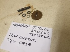 YAMAHA 10V 02 DT125LC 12W 34X ENGINE RD125LC WATER PUMP SHAFT & PARTS