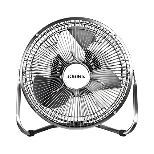 Metal floor fan high - 9",