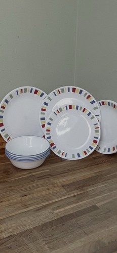 Corelle memphis dinner set - memphis,