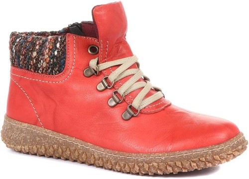 Leather ankle trainers boots - leather,