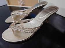 Faith Sandals UK 4 Heel Gold