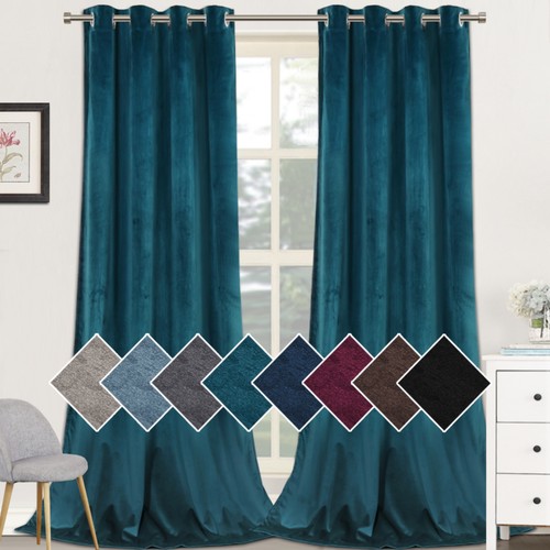 Velvet blackout curtains - curtains, 2
