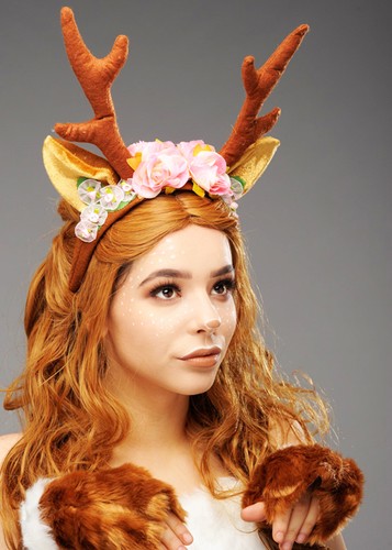 Womens lovely deer horns - deer, fancy