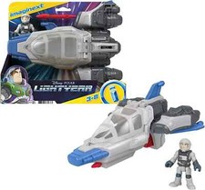 Imaginext Disney Pixar LightYear Hyperspeed Buzz Figure XL-01 Spaceship Vehicle