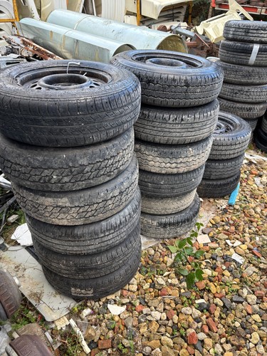 Caravan steel wheel and - caravan, 4