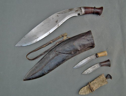 Antique nepalese gurkha knife - gurkha,