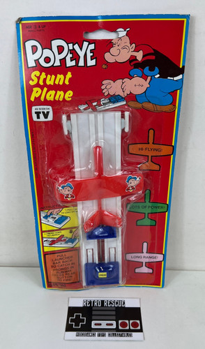 Vintage popeye stunt - plane, toy