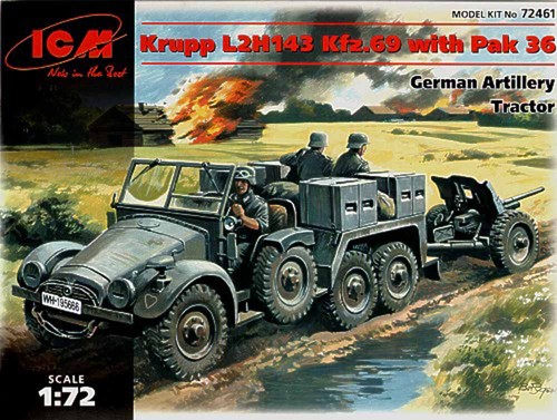 Icm 72461 krupp kfz l2h143 - 72461, kfz.69