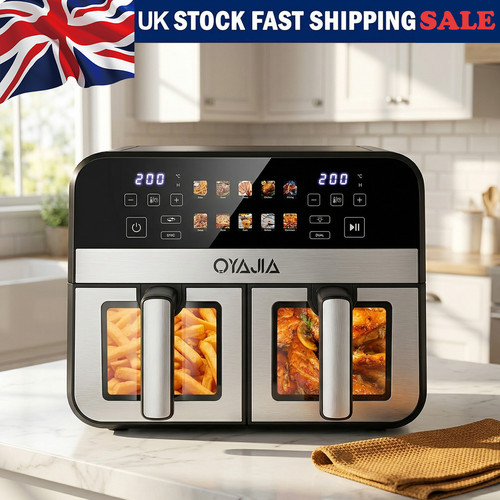 Air fryer double basket - 10.5l,