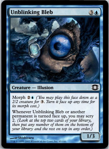 Unblinking bleb mtg - unblinking,