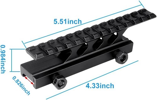 Picatinny riser mount high - riser,