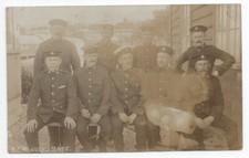 WW1 RMLI Royal Marine Light Infantry Group of Marines RP PC Gosport