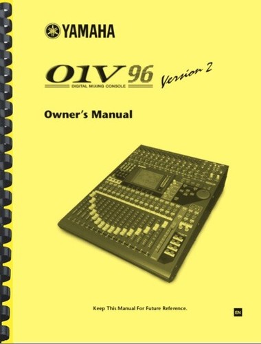 Yamaha 01v96 digital mixing - yamaha,