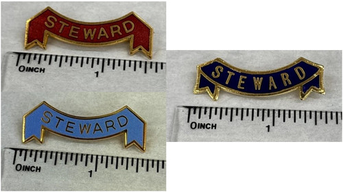 Steward banner badge scroll - badge, /