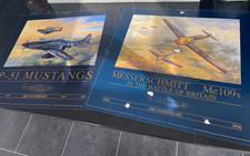 Nicolas Trudgian 50th Anniversary Battle of Britain, Mustang, Me109, posters