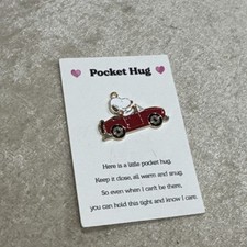 Snoopy driving car charm - snoopy,