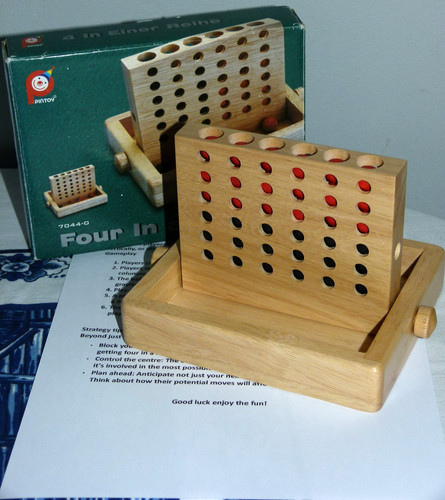 Wooden four row - four,