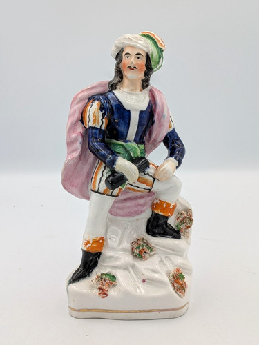 Victorian staffordshire figure - staffordshire,