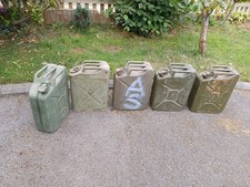 Vintage Army Fuel Cans  X 5  20 Ltr Jerrycans