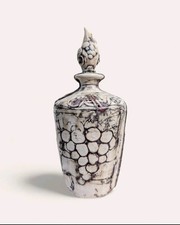 Vintage 1990's Ceri White Scotland Studio Art Pottery Wine Decanter W/ Stopper