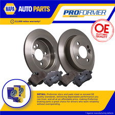 2x Solid Brake Discs and Pads