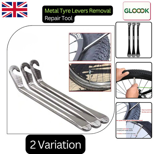 Metal tyre levers removal tool - tyre,