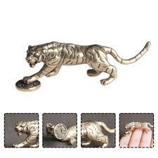 Exquisite Small Brass Tiger
