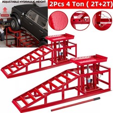 2 x Heavy Duty Metal Car Ramp