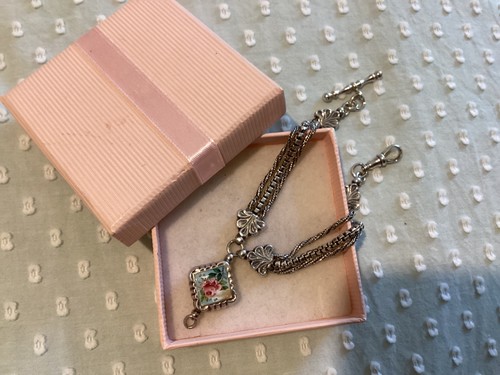Victorian silver albertine - silver,