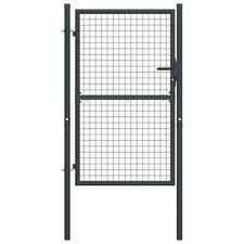 Mesh Garden Gate Galvanised Steel 100x225  Grey H1V1