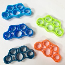 Hand Strength Finger Grip Strengthener Hand Therapy Exerciser Bands - UK SELLER