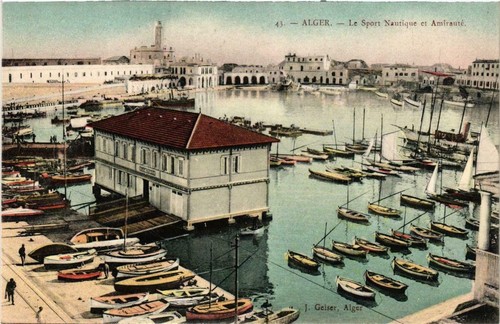 Cpa algeria geiser alger - geiser,