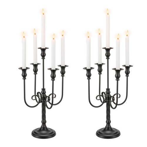 Candeldo black candelabra - black,