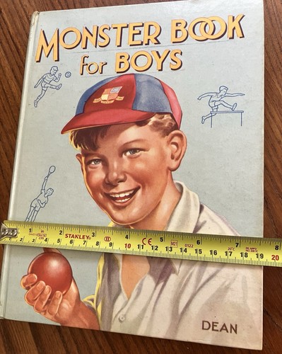 Vintage monster book for - book, boys