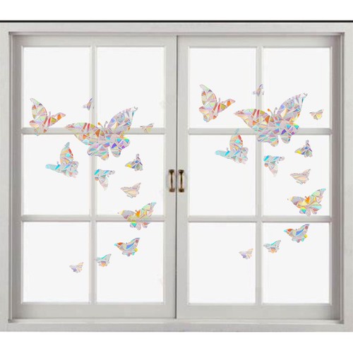 Butterfly glass stickers - 3d,