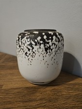 Vintage Shelf Concept Pottery...Halifax Studio Stoneware Vase Fat Lava 1970's