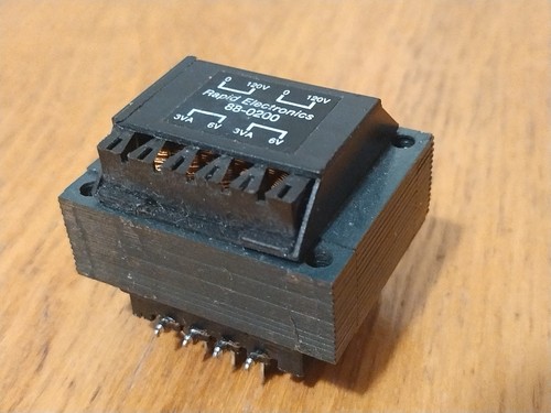 Mains transformer 12v - mains, 6+6v