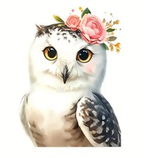 Owl 11ct Printed Cross Stitch