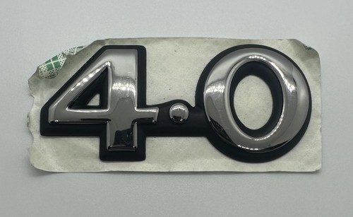 Jaguar boot badge - 4.0,