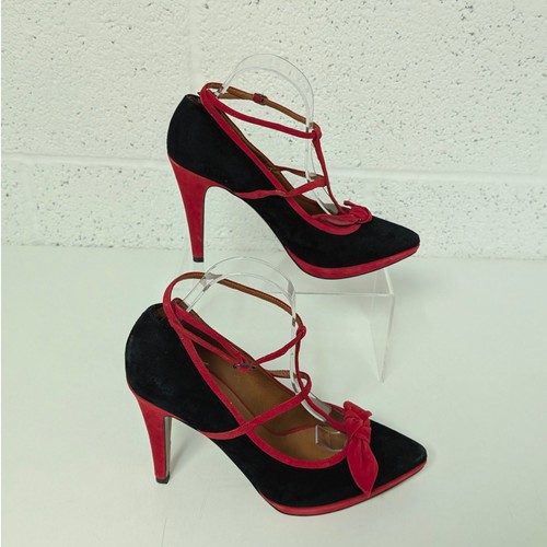 Hobbs suede shoes heels black - hobbs,
