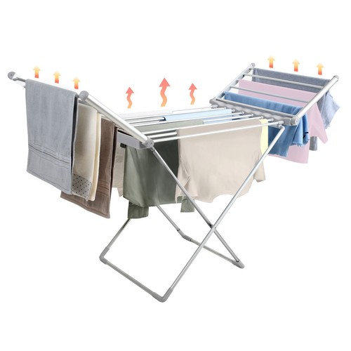 Electric heated clothes airer - clothes,